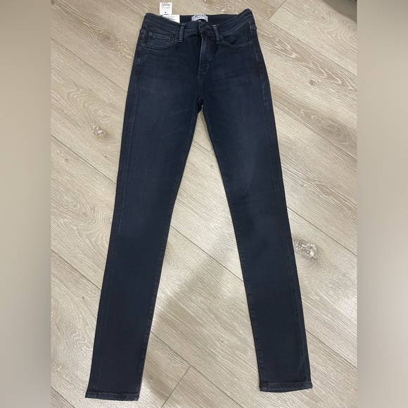 Agolde Sophie high rise skinny jeans 26 vacant dark blue - Picture 4 of 6